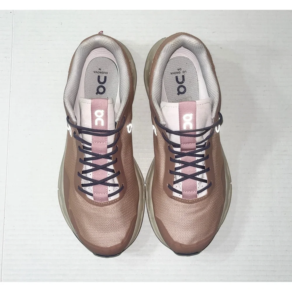On Cloud Cloudnova Sneakers Women 10 RoseBrown Running Walking Shoes 26.98121